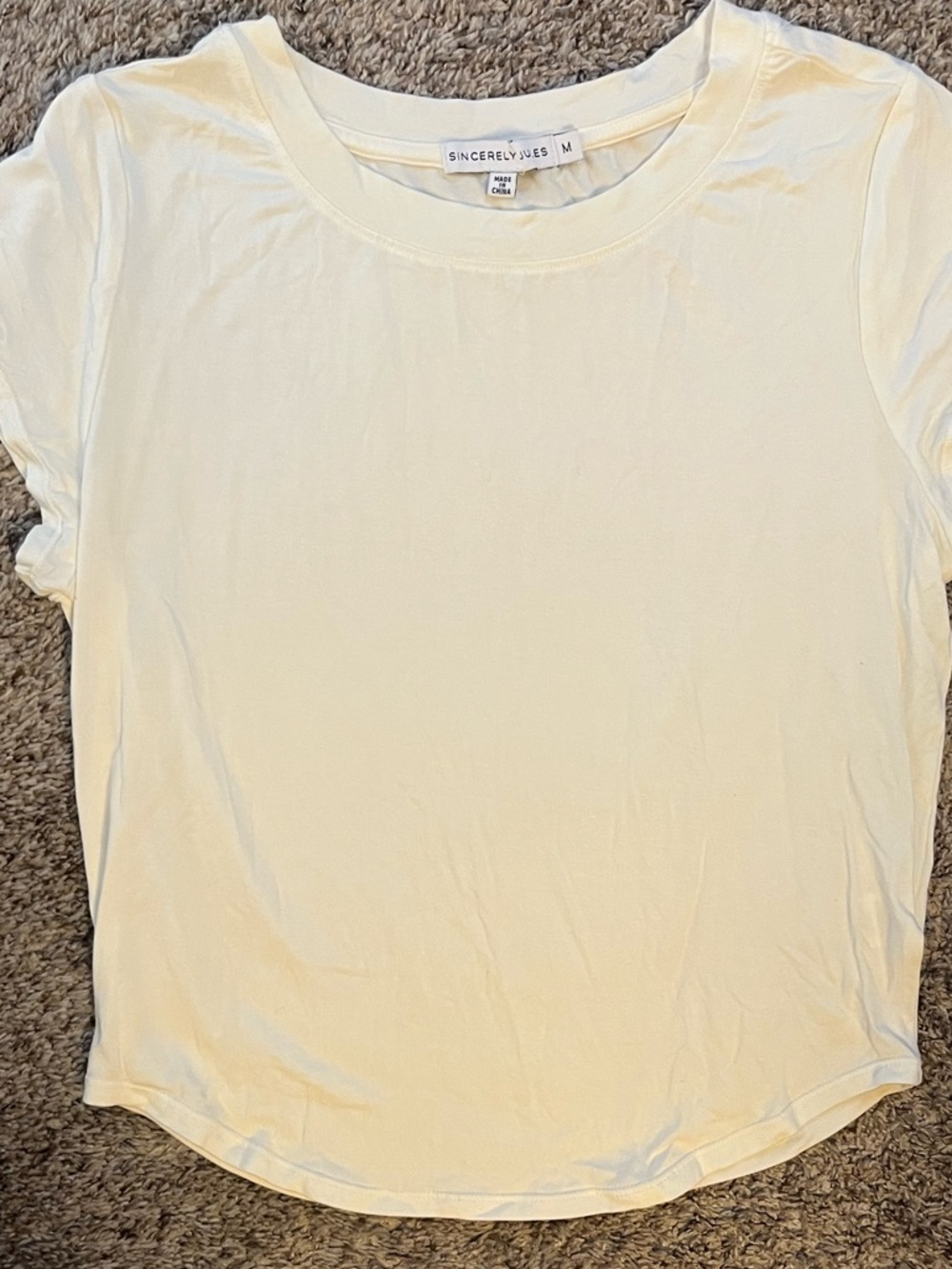 NWT Sincerely Jules Gray Romper with Cream Lightweight Tee | Size M - Picture 6 of 12